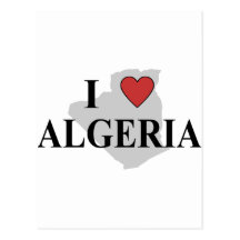 J'aime l'Algérie Carte Postale