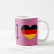 J'aime l'Allemagne Tasses À Café