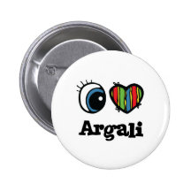 J'aime l'Argali (de coeur) Pin's