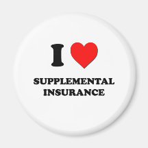 J'aime l'assurance supplémentaire magnets