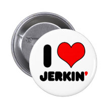 J'aime le bouton de Jerkin Pin's Avec Agrafe