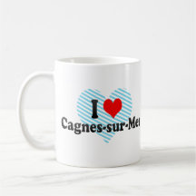 J'aime le Cagnes-sur-Mer, France Tasse À Café