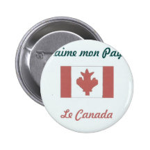 J'aime le Canada.jpg Pin's Avec Agrafe