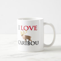 J'aime le caribou tasse