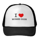 J'aime le code Morse Casquettes