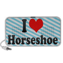J'aime le fer à cheval haut-parleur ordinateur portable