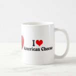 J'aime le fromage américain tasse à café
