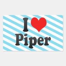 J'aime le joueur de pipeau autocollants