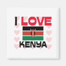 J'aime le Kenya Aimant