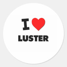 J'aime le lustre adhésif rond
