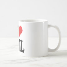 J'aime le mal tasse à café