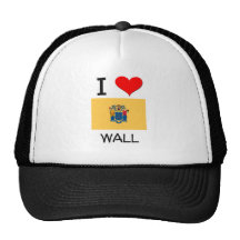 J'aime le New Jersey de mur Casquette De Camionneur