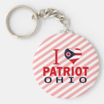 J'aime le patriote, Ohio Porte-clé