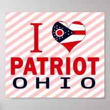 J'aime le patriote, Ohio Poster