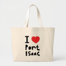 J'aime le port Isaac Sac Fourre-tout