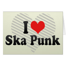 J'aime le punk de Ska Carte De Vœux