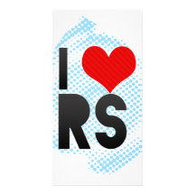J'aime le RS Photocartes Personnalisées