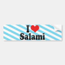 J'aime le salami adhésif pour voiture