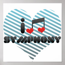 J'aime le symphonie poster