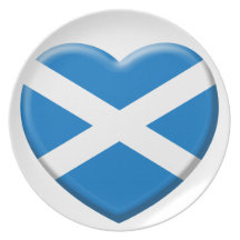 j'aime l'Ecosse Assiette