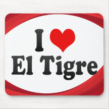 J'aime l'EL Tigre, Venezuela Tapis De Souris