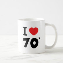J'aime les années '70 mug à café