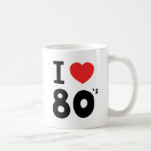 J'aime les années '80 tasse