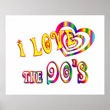 J'aime les années 90 affiches