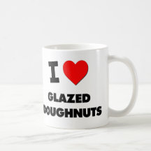 J'aime les beignets vitrés tasse