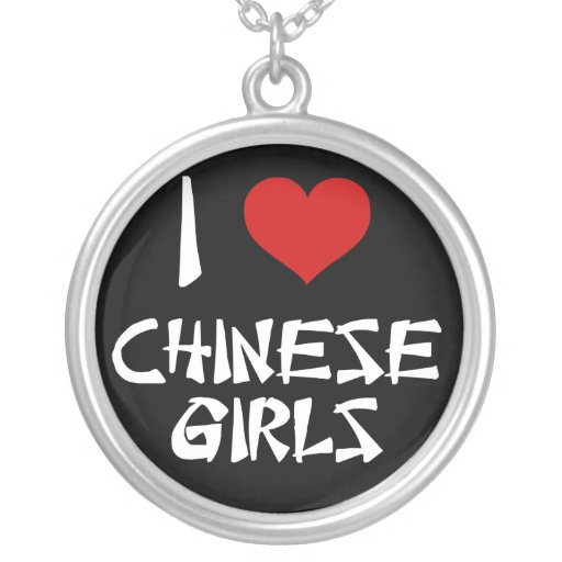 J'aime les filles chinoises pendentifs