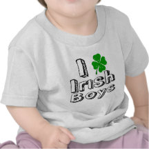 J'aime les garçons irlandais ! t-shirts