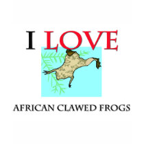 J'aime les grenouilles griffées par Africain T-shirt