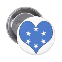 J'aime les îles du Pacifique Badges