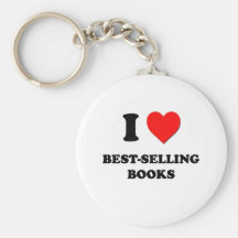 J'aime les livres plus vendus porte-clef