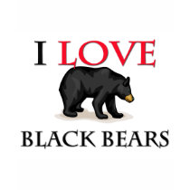 J'aime les ours noirs t-shirt