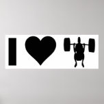 J'aime l'haltérophilie poster