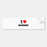 J'aime l'Internet Autocollants Pour Voiture