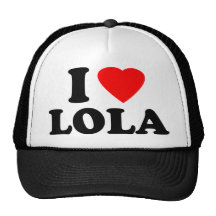 J'aime Lola Casquettes De Camionneur