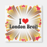 J'aime Londres grille Aimants Pour Réfrigérateur