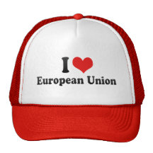 J'aime l'Union européenne Casquette De Camionneur