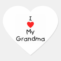 J'aime ma grand-maman adhésifs