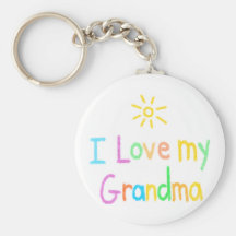 J'aime ma grand-maman porte-clé