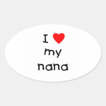 J'aime ma Nana Autocollants
