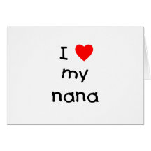J'aime ma Nana Carte