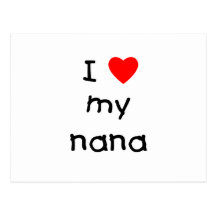 J'aime ma Nana Carte Postale