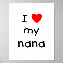 J'aime ma Nana Poster