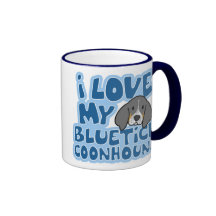 J'aime ma tasse de Coonhound de Bluetick