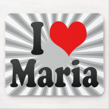 J'aime Maria Tapis De Souris