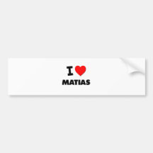 J'aime Matias Adhésif Pour Voiture
