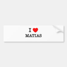 J'aime Matias Adhésif Pour Voiture